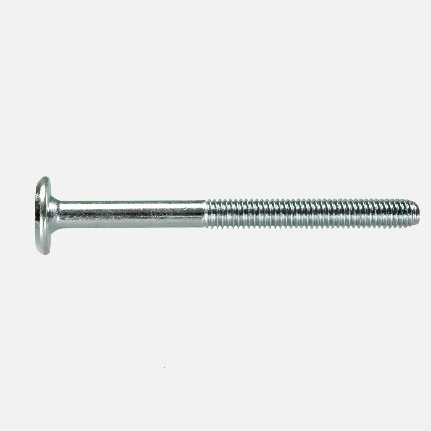 40 Zylinderkopfschrauben flach mit Innensechskant M6x70, SW 4, galv.verzinkt