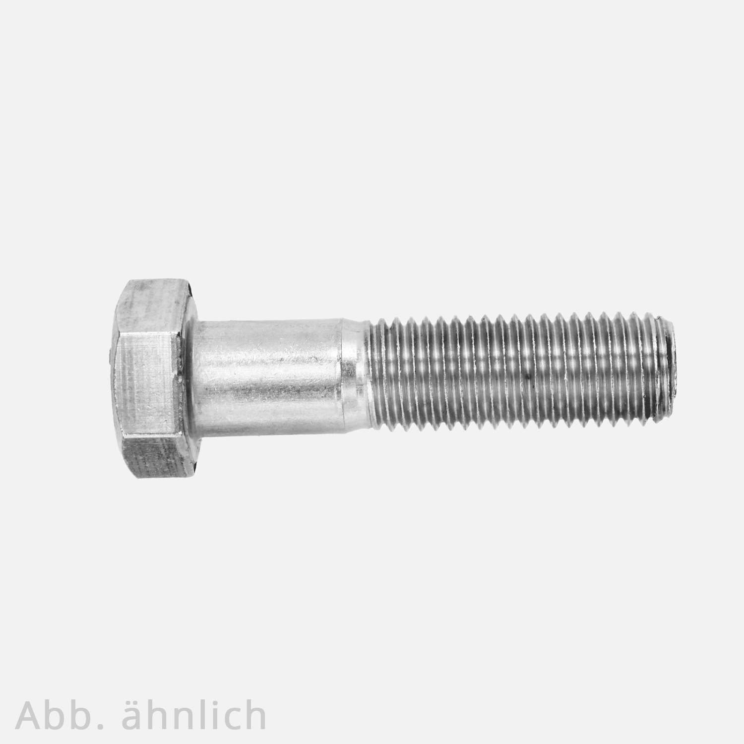 1 Sechskantschraube DIN 931 - M16x60mm - Edelstahl A5