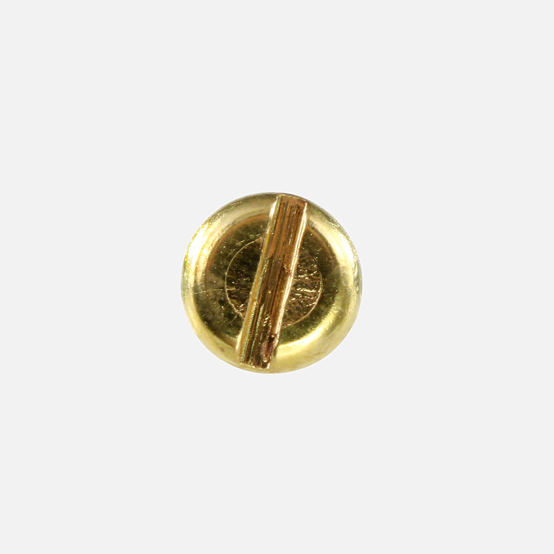 200 Flachkopfschrauben M6x30 mm - DIN 85 - mit Schlitz - Messing