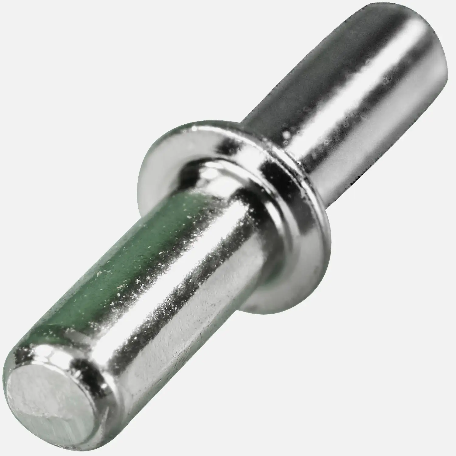1000 Duplo-Bodenträger,Stahl, zweiseitiger Zapfen 3/3 mm, 16 mm lang, vernickelt 