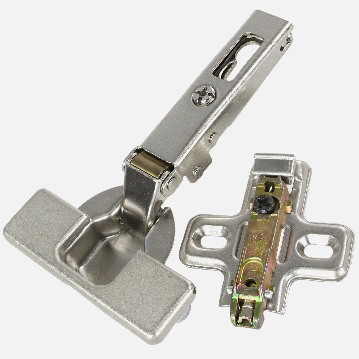 1 HSI Topfband - mit Clip und Schnellmontage - für Außentür - vernickelt - 35mm