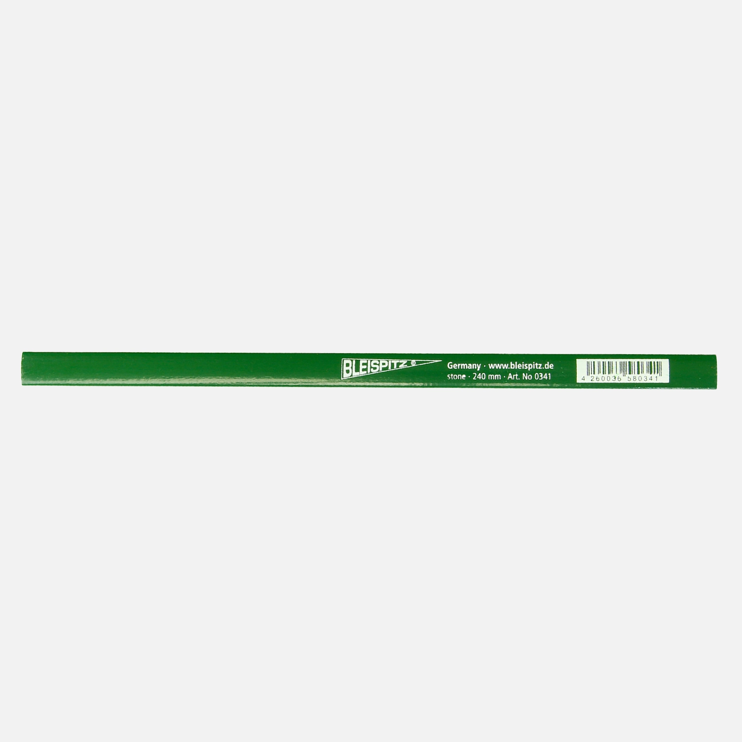 Steinhauerbleistift | Graphitmine 6H | eckig-oval | Grün