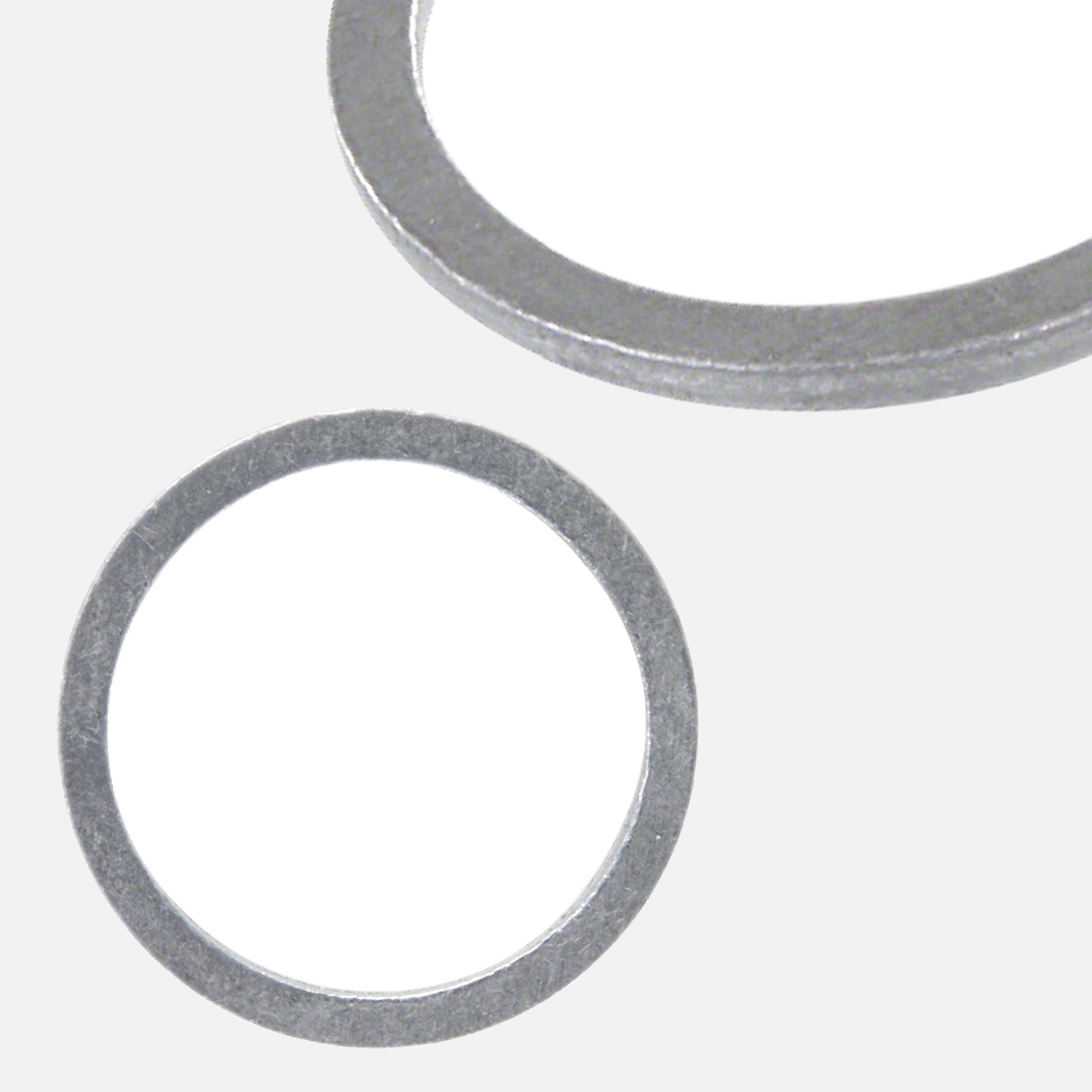 100 Dichtringe für M8 Verschlussschrauben - 1 mm Dick - DIN 7603 - Aluminium