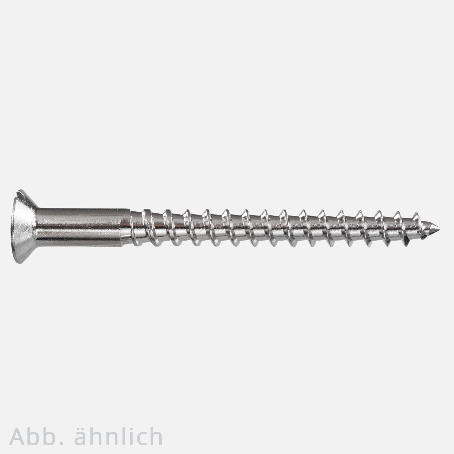 Holzschraube | DIN 97 | Senkkopf | Messing | vernickelt 