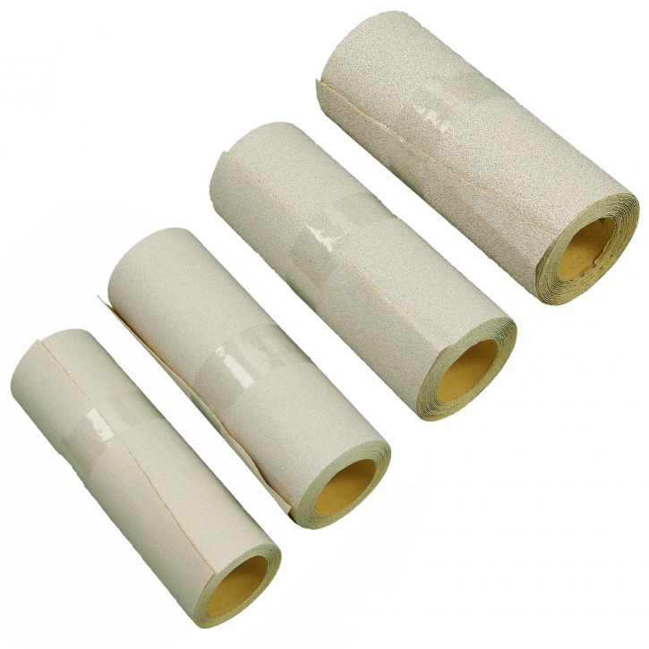 Schleifpapier Set - 4x2m - Körnungen: P80 P120 P180 P240 - Industrieware
