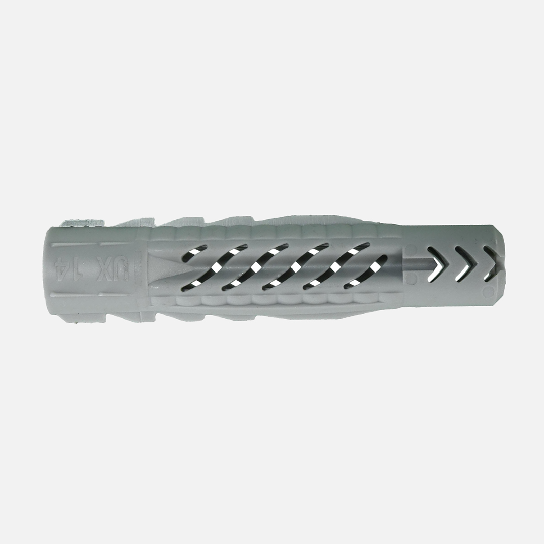 6 tlg. FISCHER Waschtisch- und Urinalbefestigung WD mit Universaldübel UX 10, Schrauben 8x110 mm und Bundmuttern