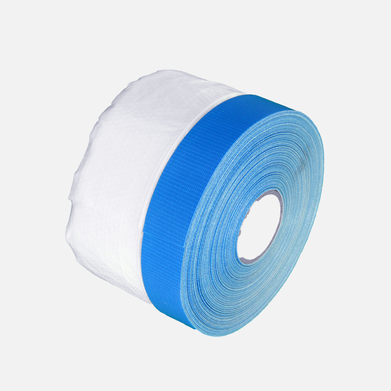 1 Rolle Gerband Abklebefolie, Folienvorhang, Gewebeband, blau, 10 my, 0,55 mx20 m