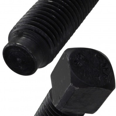 100 Vierkantschrauben mit Kernansatz M6x16 mm - DIN 479 - 8.8 blank