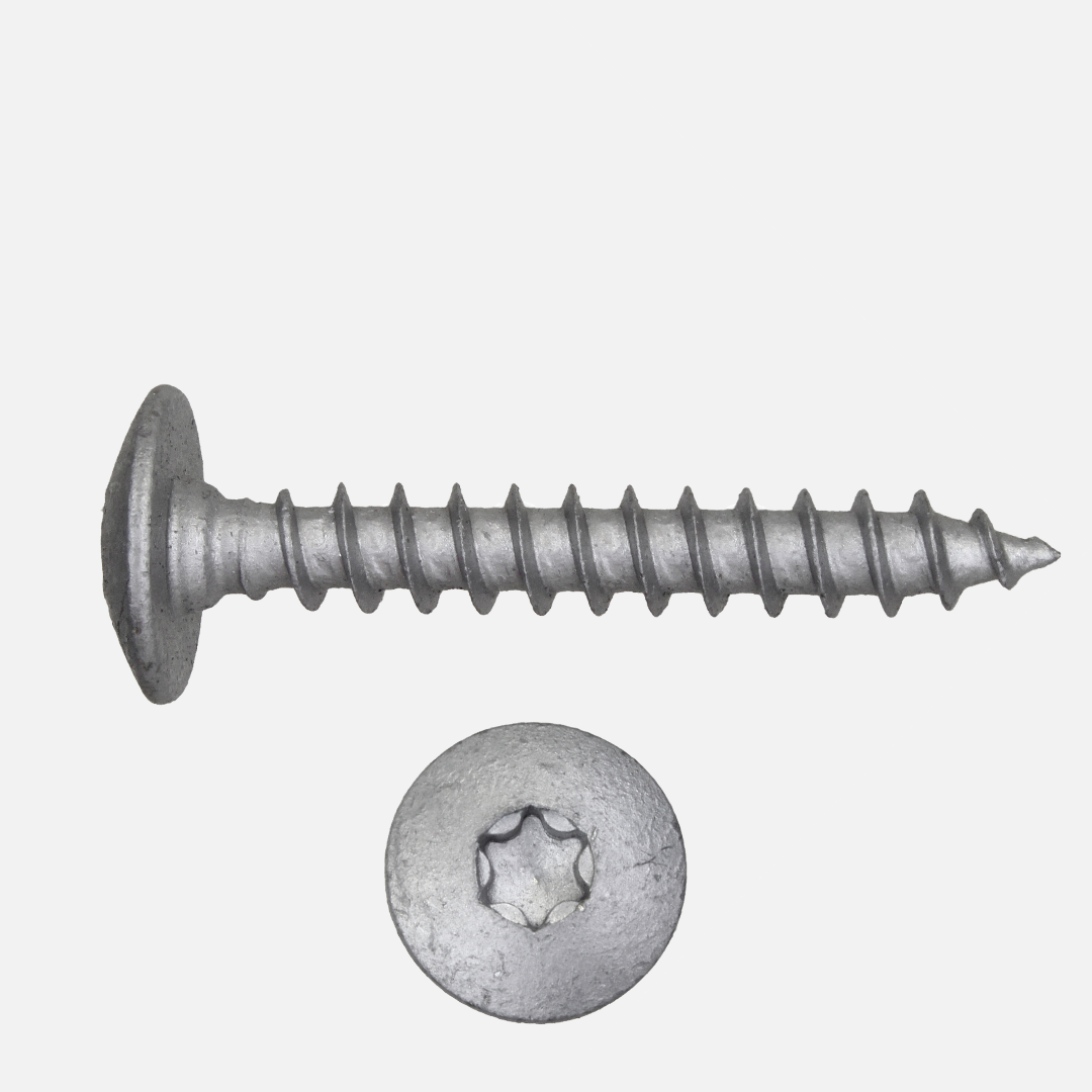 Beschlagschraube | Linsenkopf | TX | Ruspert silber