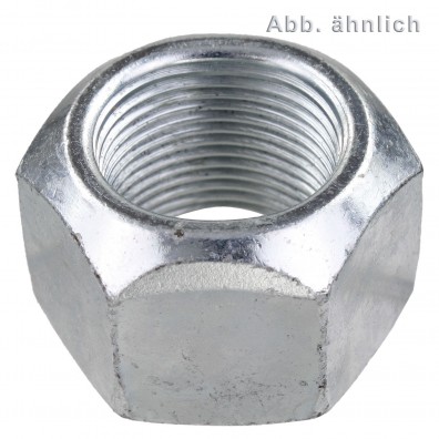 Sechskantmutter | DIN 980 | Form V | mit Klemmteil | hoch | fein 1mm | SW | verzinkt