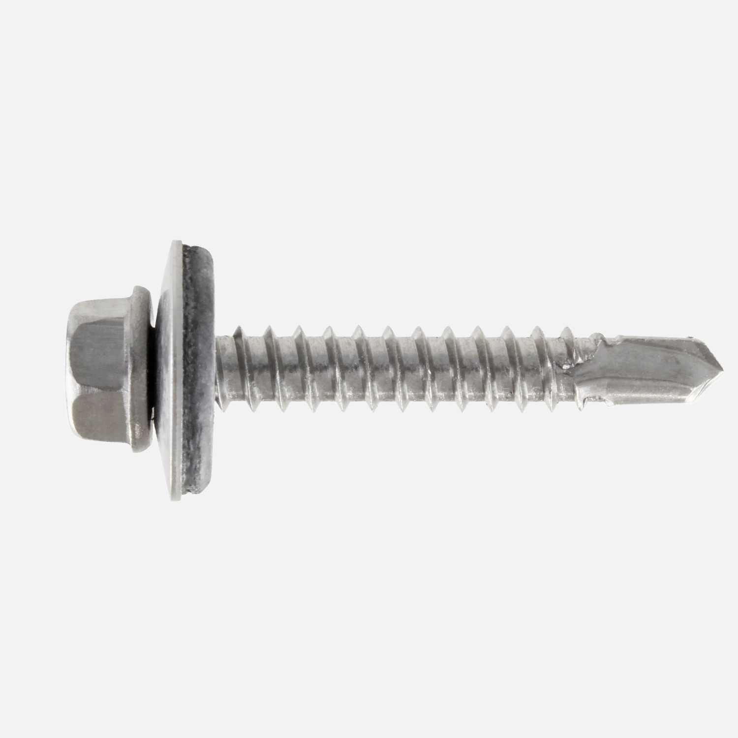 1 Bohrschraube Form K DIN 7504 Edelstahl A2 16mm Dichtscheibe 5,5x35 mm