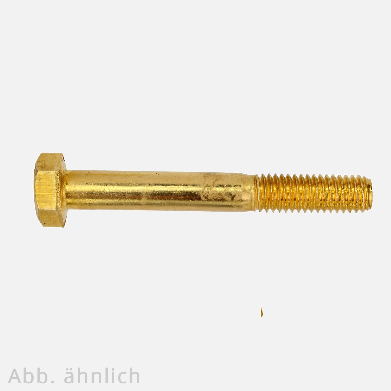 100 Sechskantschrauben M8x40 mm - SW 13 - Messing - DIN 931