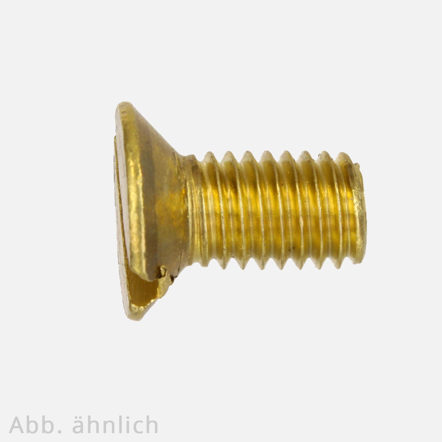 Fastenere 10x 3/4 Zoll Messing Rundkopf Holzschrauben – Schlitz, 100 Stück, Grade 360