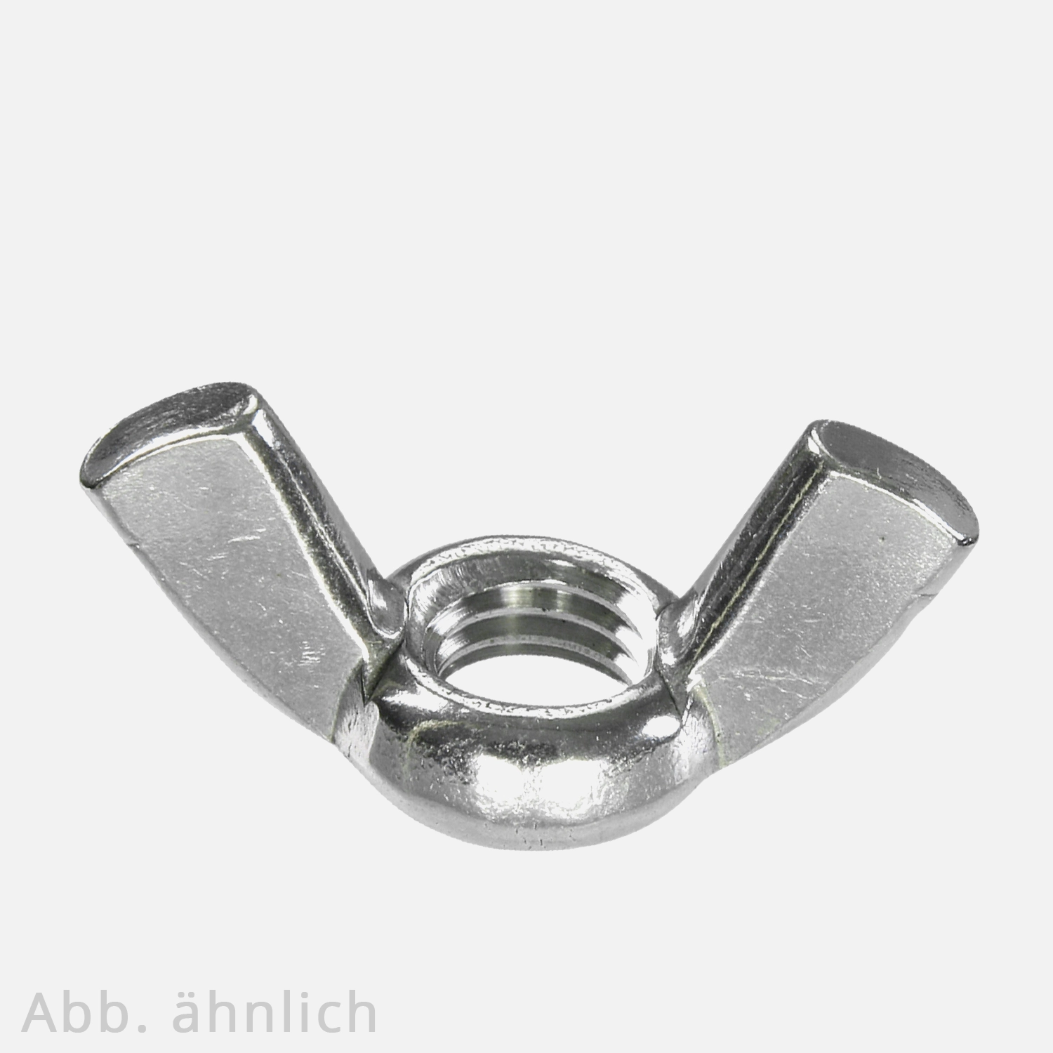 50 Flügelmuttern DIN 315 Edelstahl A4 M4