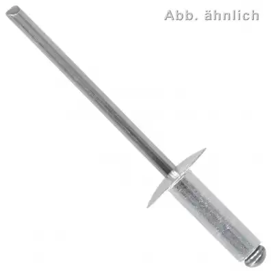 Blindniete | Aluminium / Edelstahl A2 | Flachkopf | Dorn