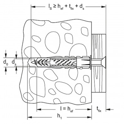 4 FISCHER Stockschrauben Torx 8x100 mm, Stahl verzinkt mit UX Universaldübel