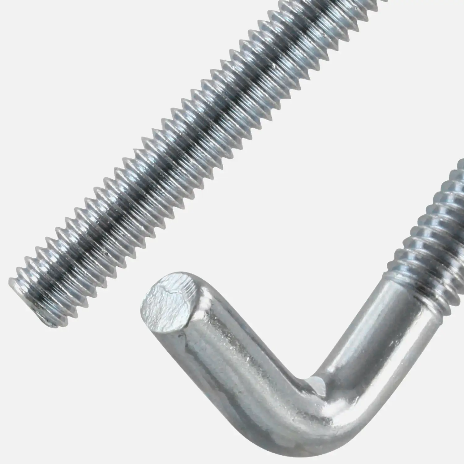 1 Schraubhaken M6x60 - Typ 4E - gerade Form - galv verzinkt