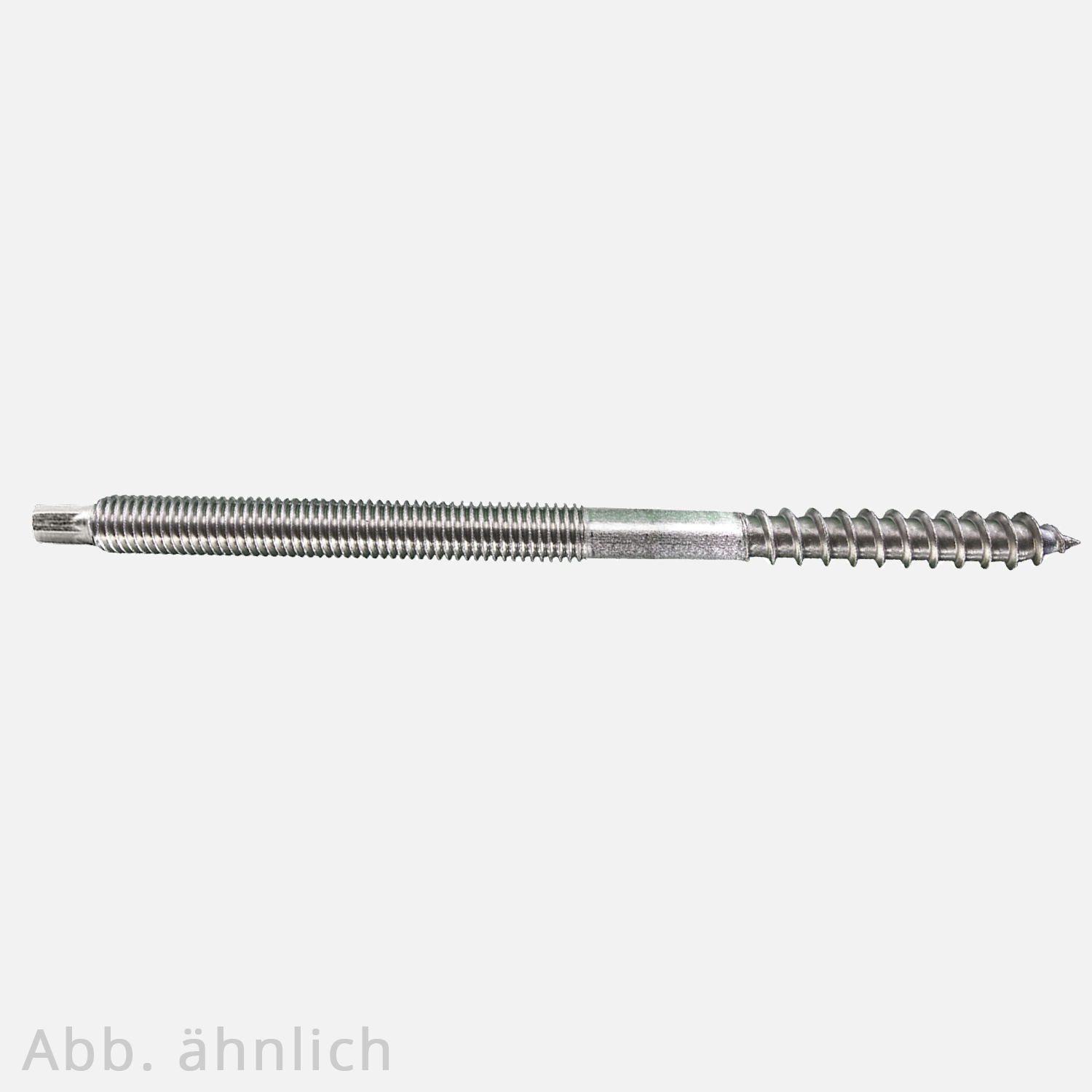 Stockschraube | Sechskantansatz | SW | Edelstahl A2