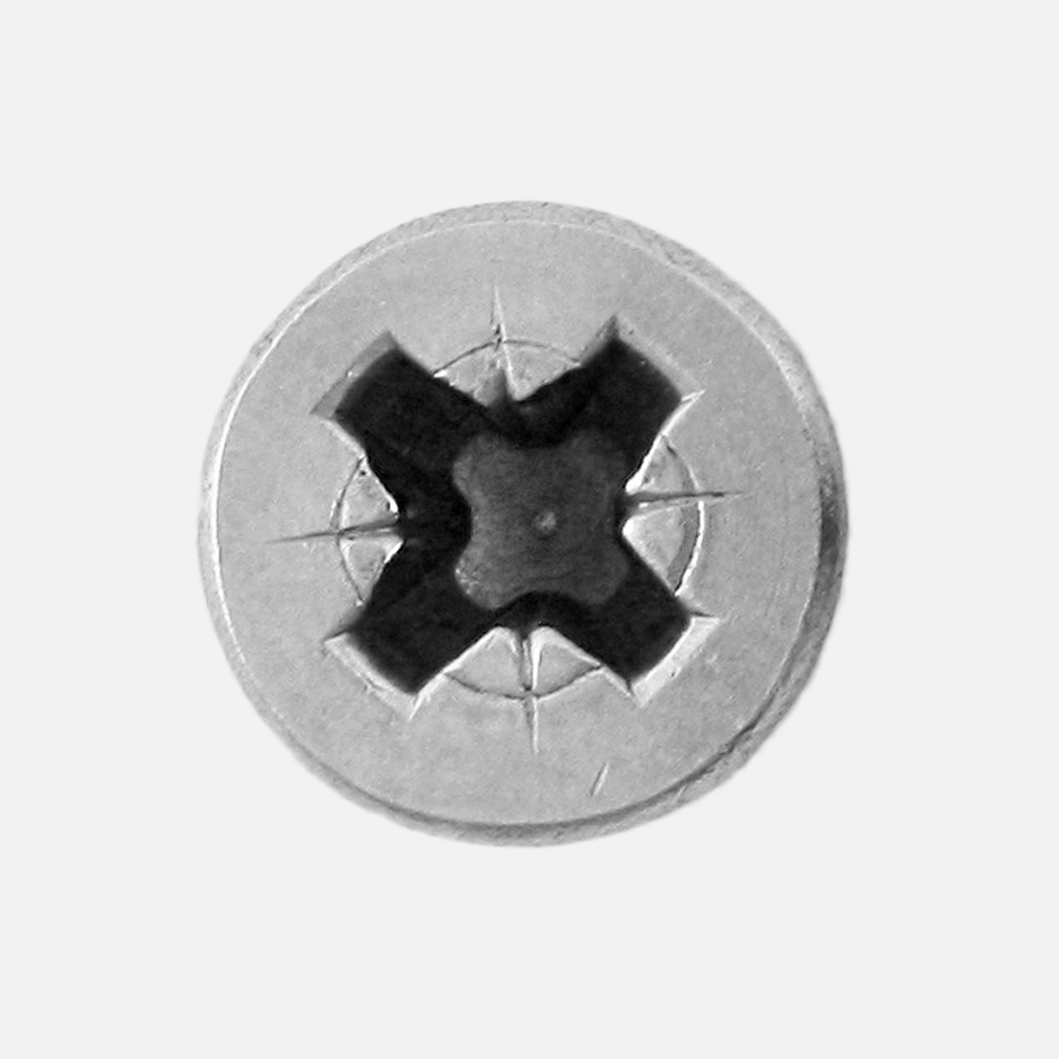 500 Senkkopf Spanplattenschrauben PZ Vollgewinde A2 4,5x30 - Kopf