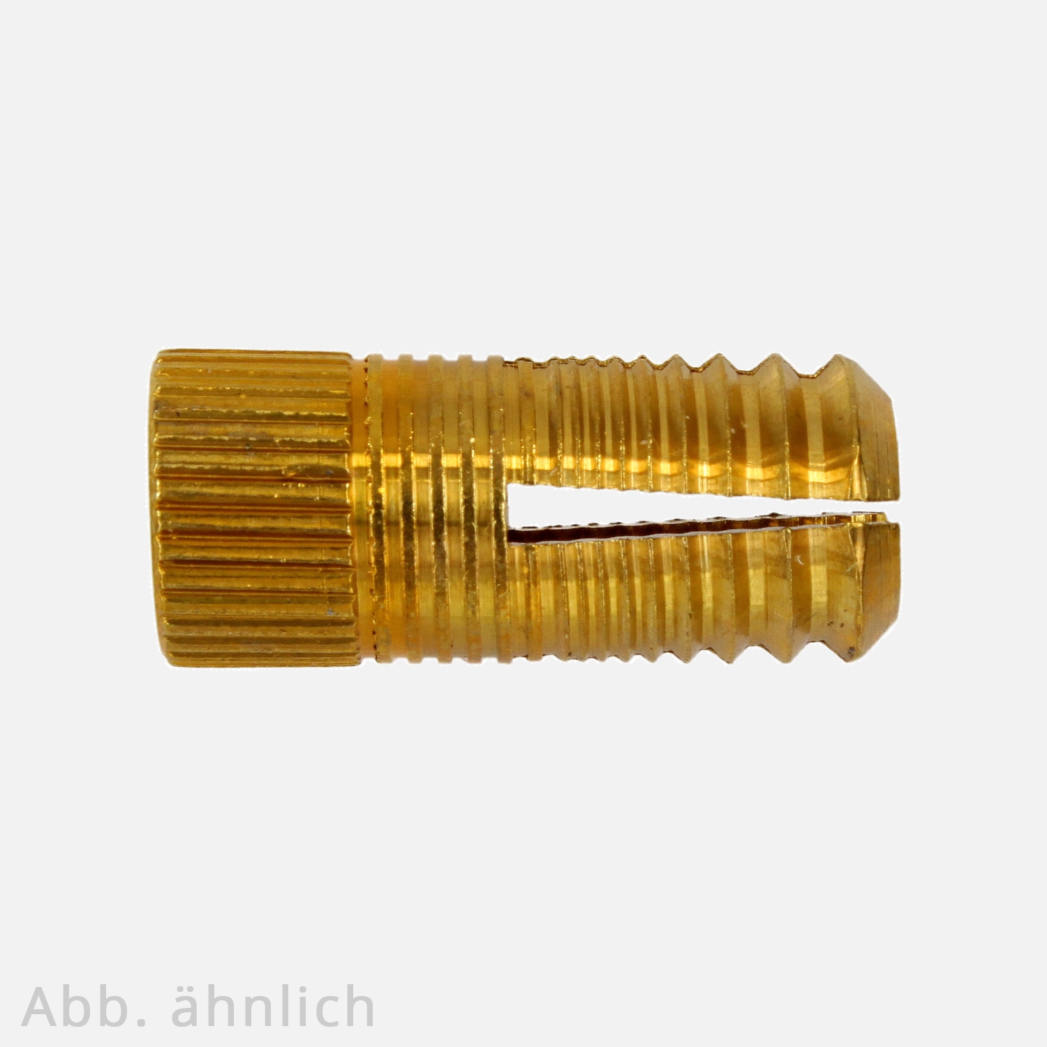 100 FISCHER Messingdübel PA 4 M6x13,5 mm - Messing