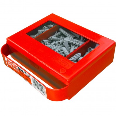 225 tlg. FISCHER Montagebox S Spreizdübel Sortiment mit 6x30 / 8x40 / 10x50 mm