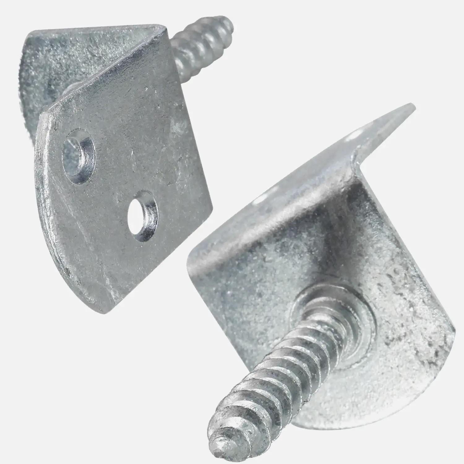 100 Alberts Flechtzaunhalter - 83x32x30x38 mm - L-Form - feuerverzinkt