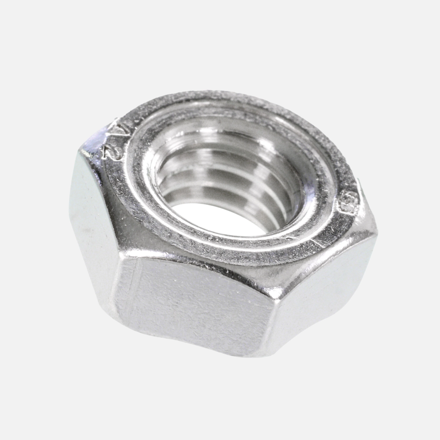 100 Sechskant-Schweißmuttern DIN 929 A2 M08