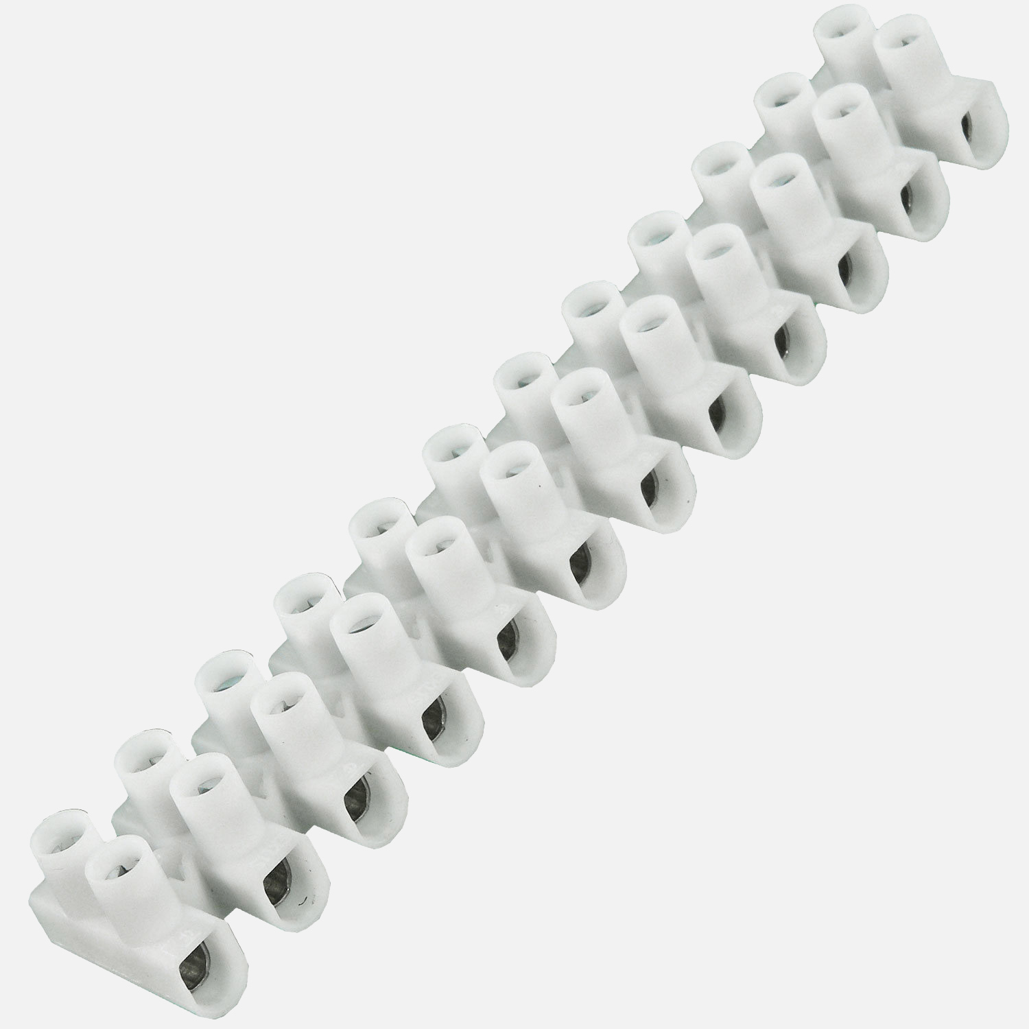 Lüster-Klemmleiste PVC 12 tlg,2,5mm² (starrer Draht) 1 Beutel 10 Stück