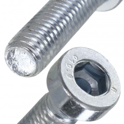 100 Zylinderschrauben M10x40 mm - DIN 6912 - Innensechskant - 10.9 verzinkt