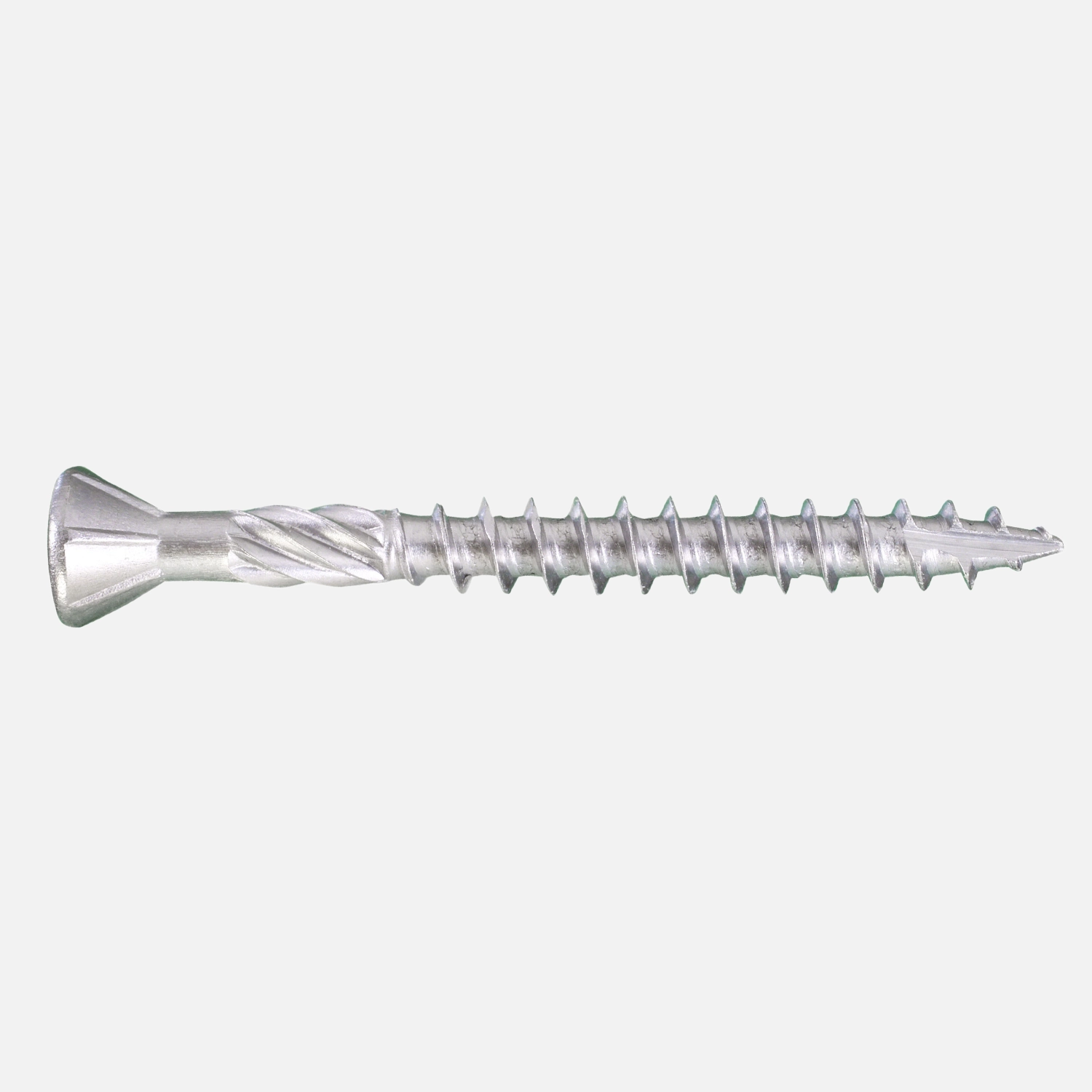 1 Fassadenschraube 4,5x45mm, Edelstahl C1, TX20, Tief-Senkkopf, Fräsrippe, Cut-Spitze, ETA