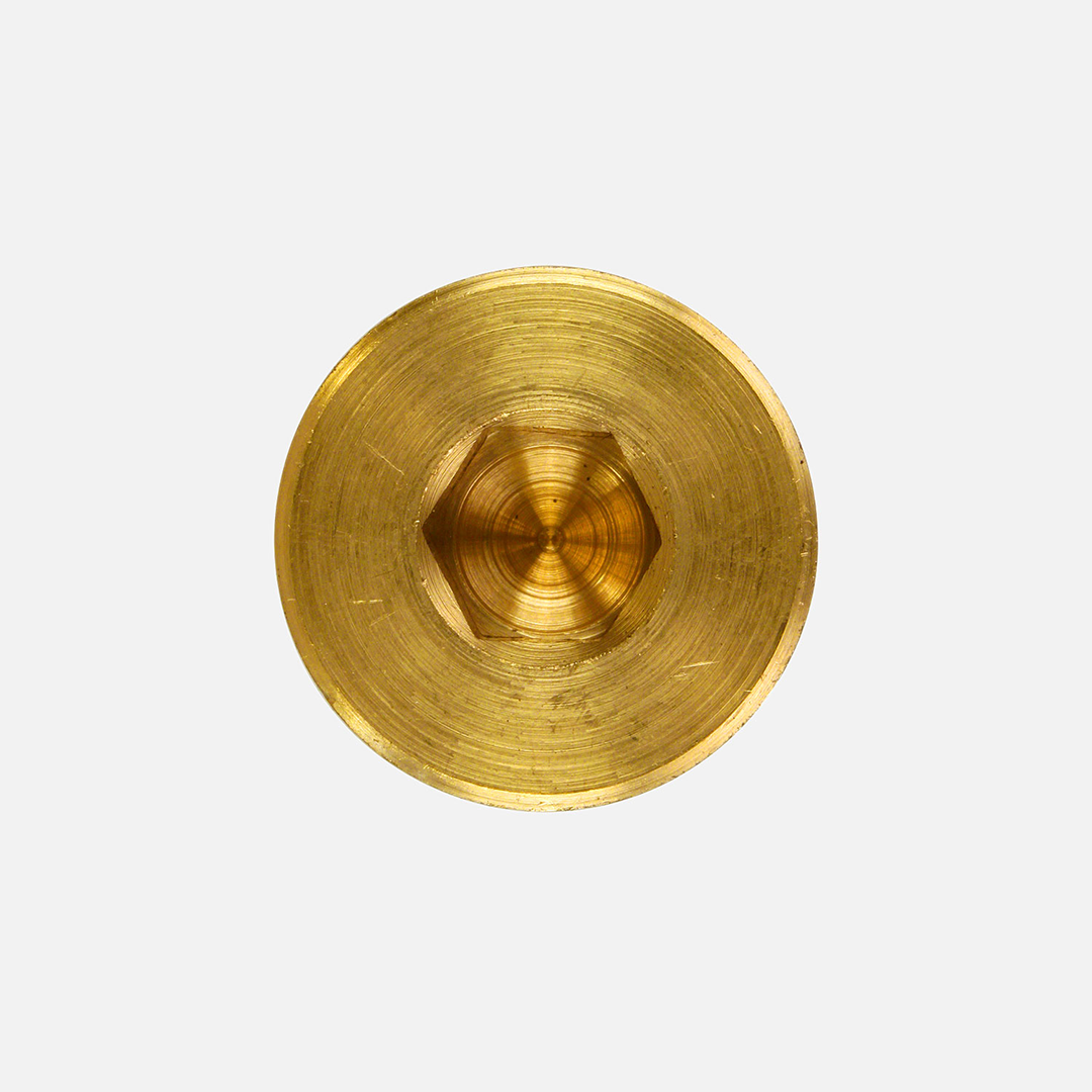 50 Verschlussschrauben 3/8 Zoll Rohrgewinde - DIN 908 - Messing