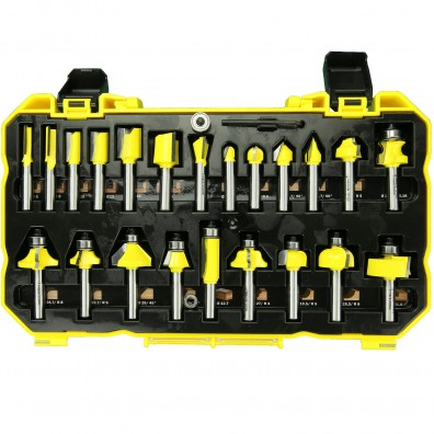 22 tlg Famag HM- Oberfräsersatz Prof-Linie, 8 mm Aufnahme in Kunststoffbox