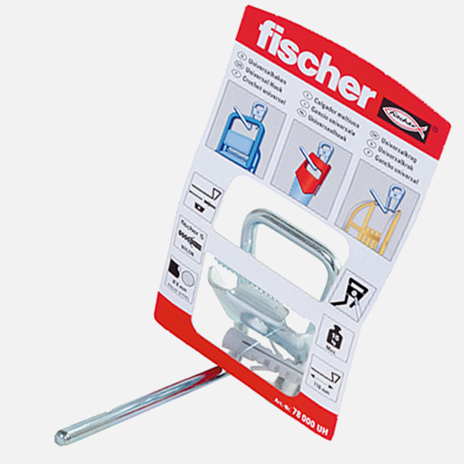 1 FISCHER System-Universal-Set 110mm, inkl. Dübel und Schraube