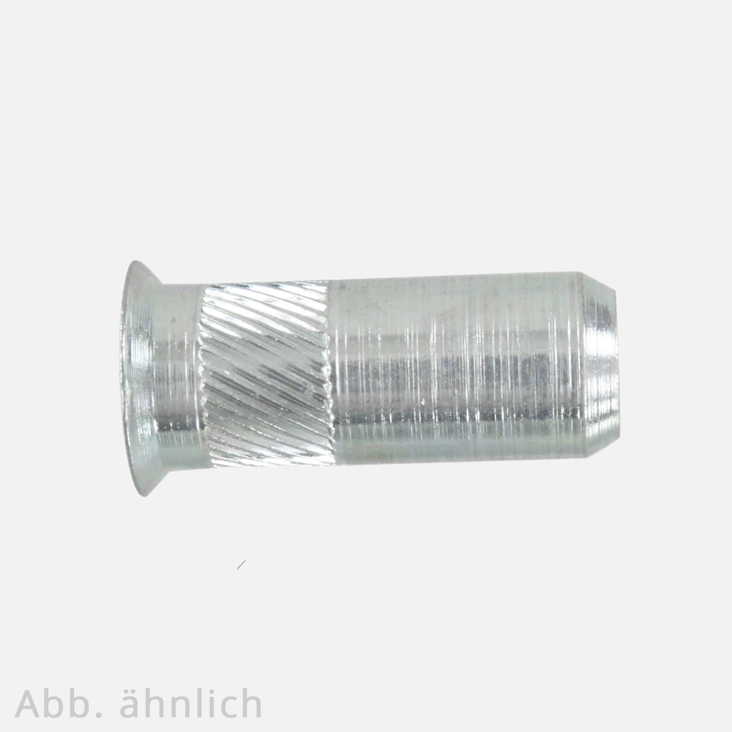 250 Blindnietmuttern M8 / 4,5-6 mm - verzinkt - geschlossen - Senkkopf