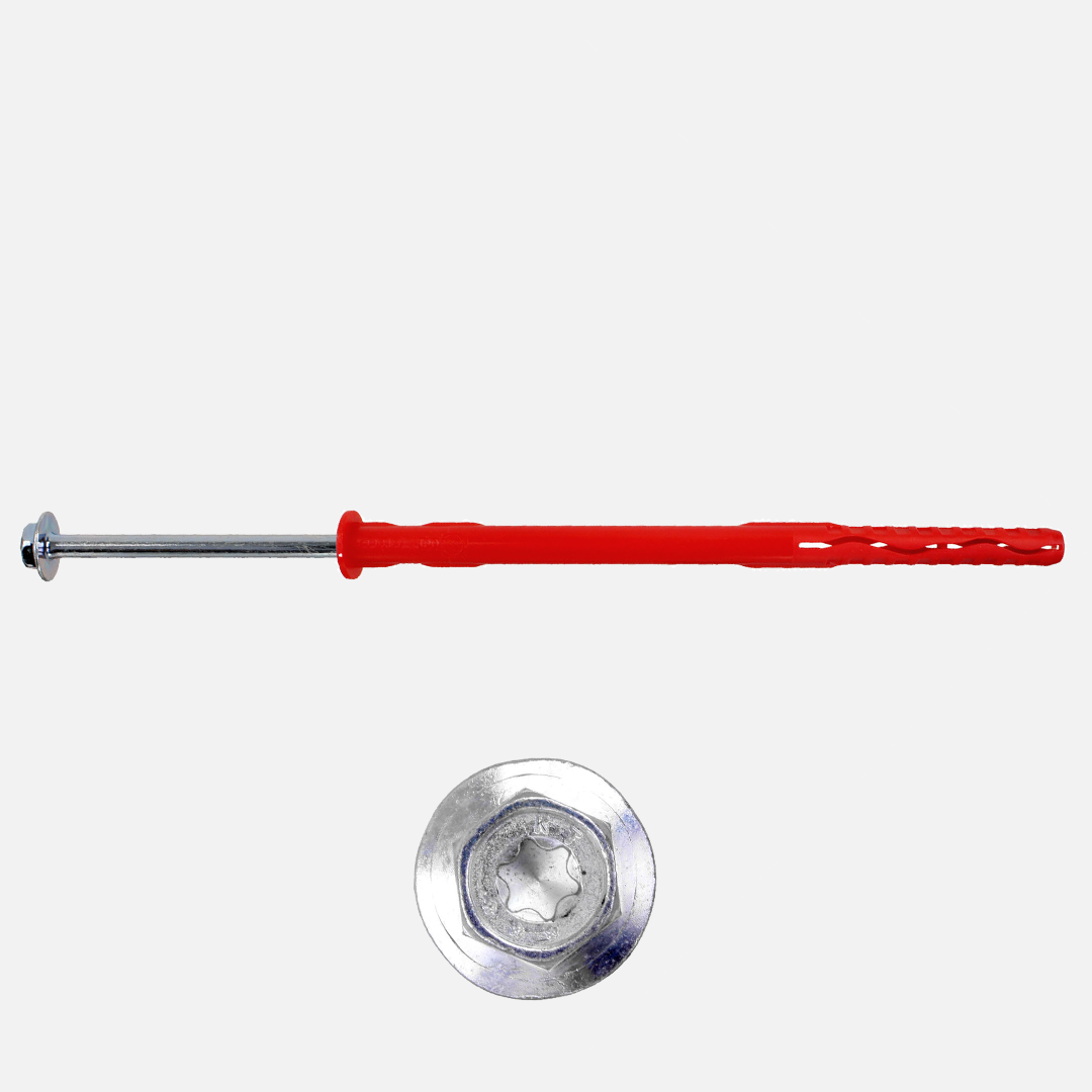 Rahmendübel / Fassadendübel | zugelassen KT 10 SL | Senkkopf | verzinkt