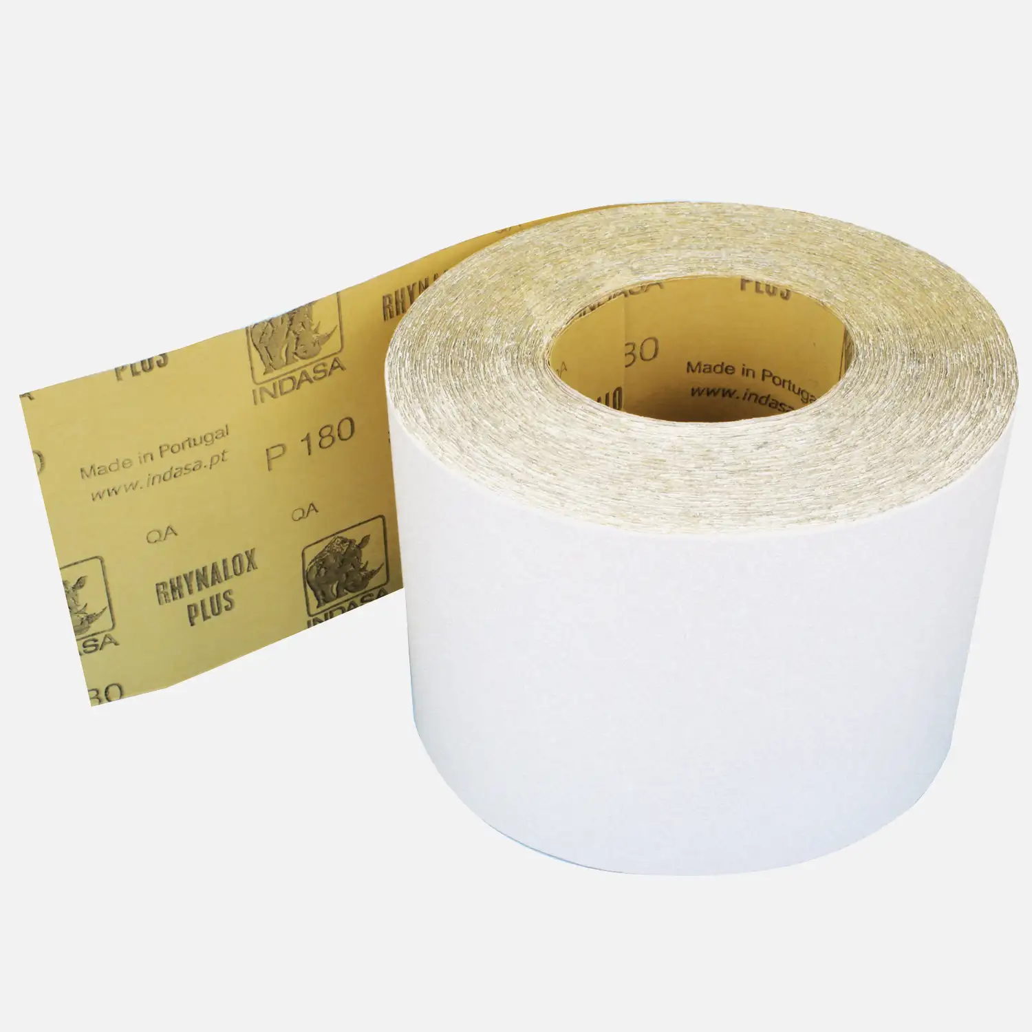 1 Rolle Schleifpapier Industrieware/weiß P180, 115mm, 3m Gesamtlänge: 3 m / Körnung: P 180