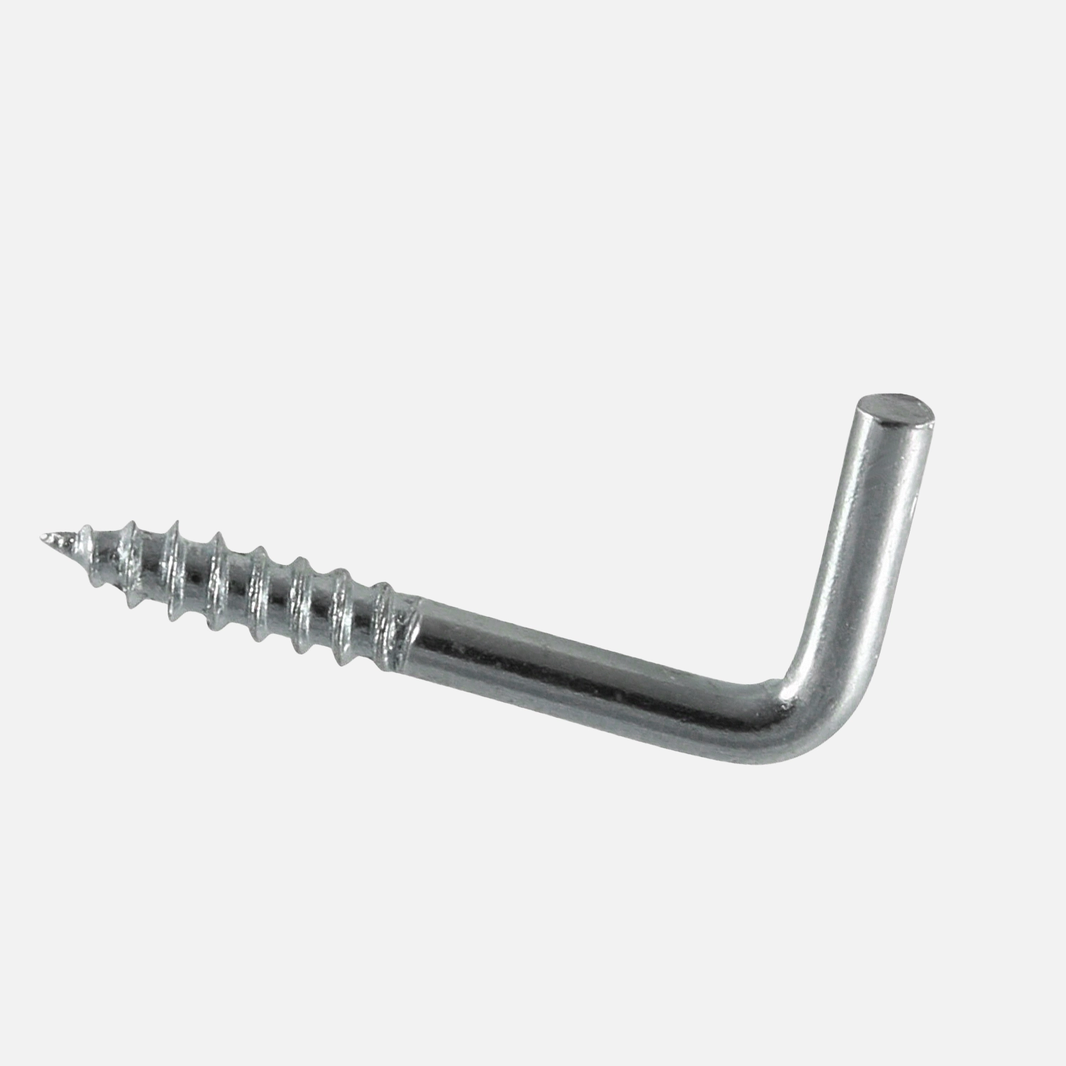 200 Gerade Schraubhaken Typ 4 mit Holzschraubengewinde galv verz 20mm