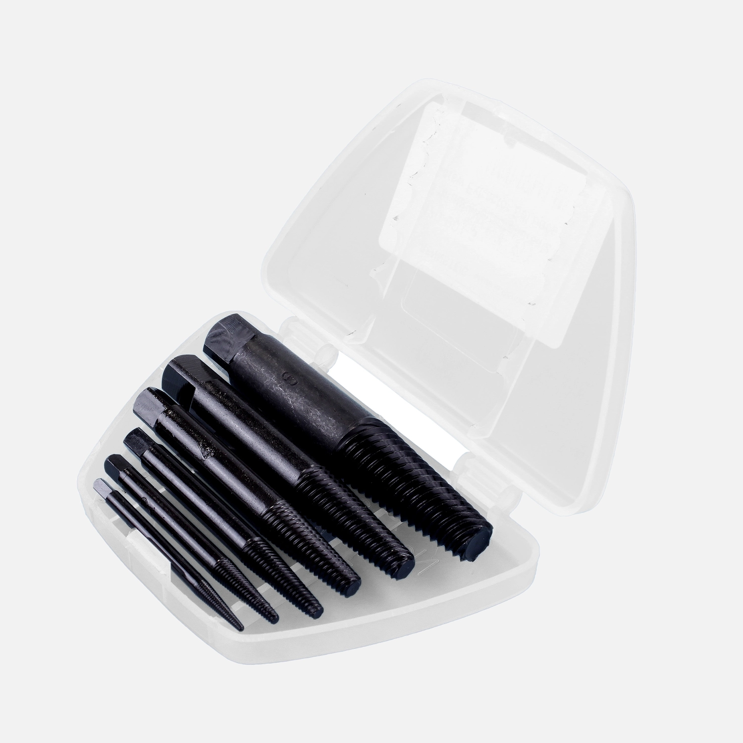 6tlg Schraubenausdreher-Satz - Gr. 1 - 6 (M3 - M24 Schrauben) - CV-Stahl