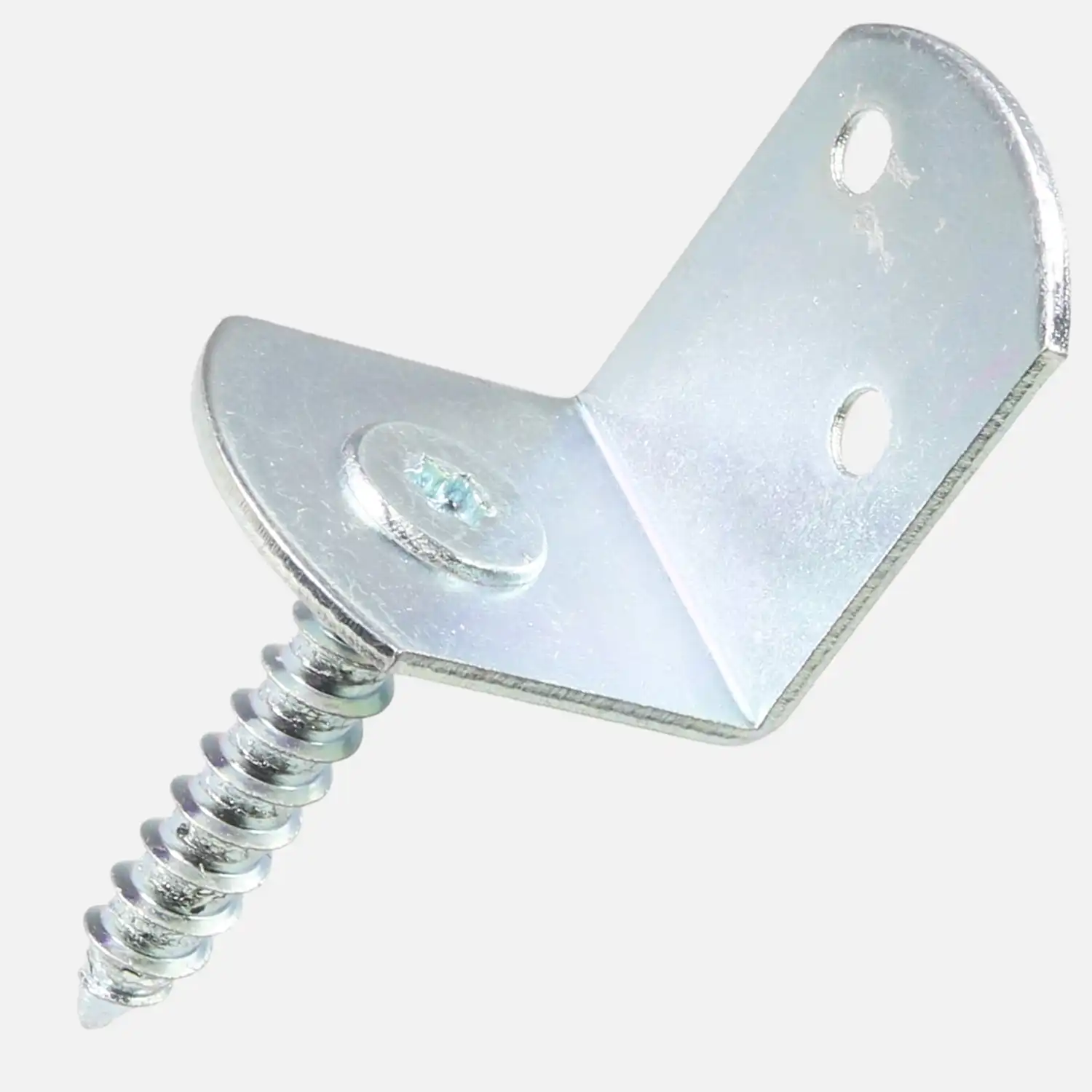 50 Flechtzaunhalter, dickschichtpassiviert, L-Form - 83x32x30x38 mm