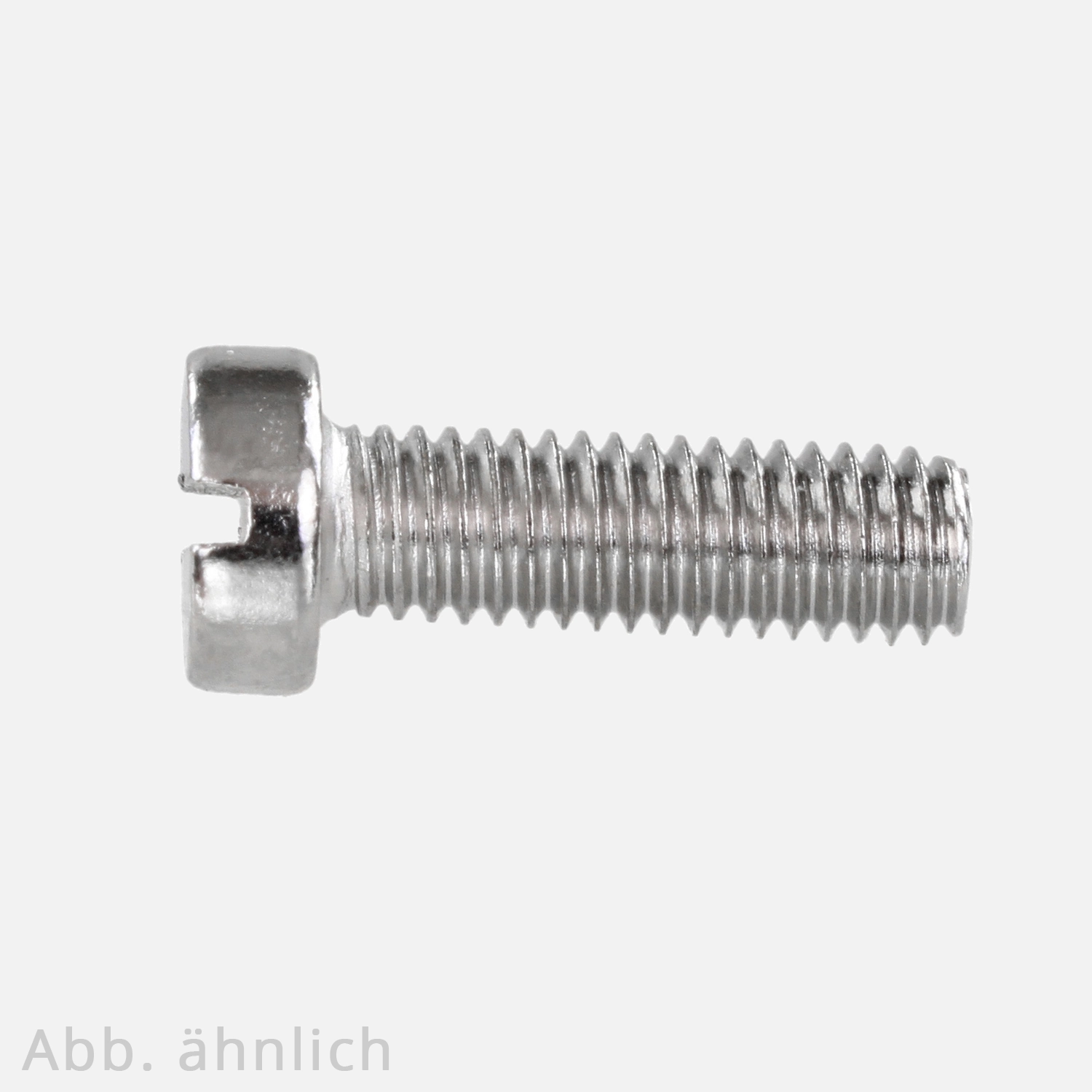 Zylinderschraube | DIN 84 | Schlitz | 4.8 | vernickelt