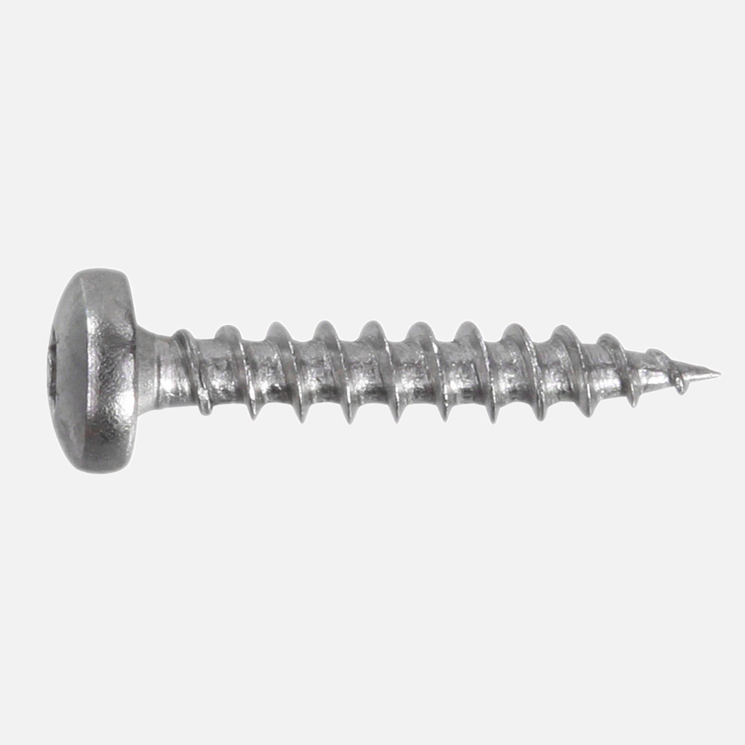 Spanplattenschraube | Pan-Head | Vollgewinde | TX | Edelstahl A2