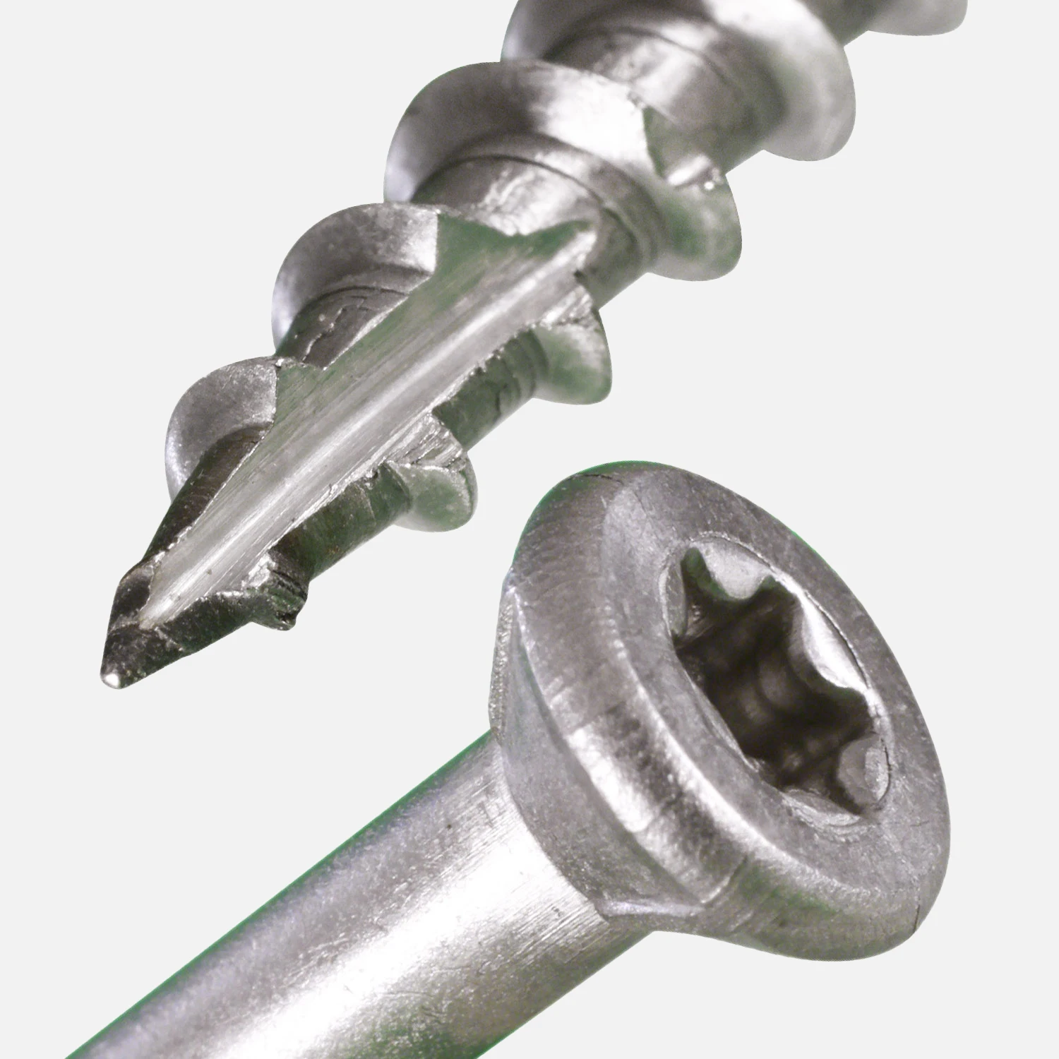 1 Terrassenschraube 4,2x35mm - Edelstahl A4 - Senkkopf mit Torx Antrieb