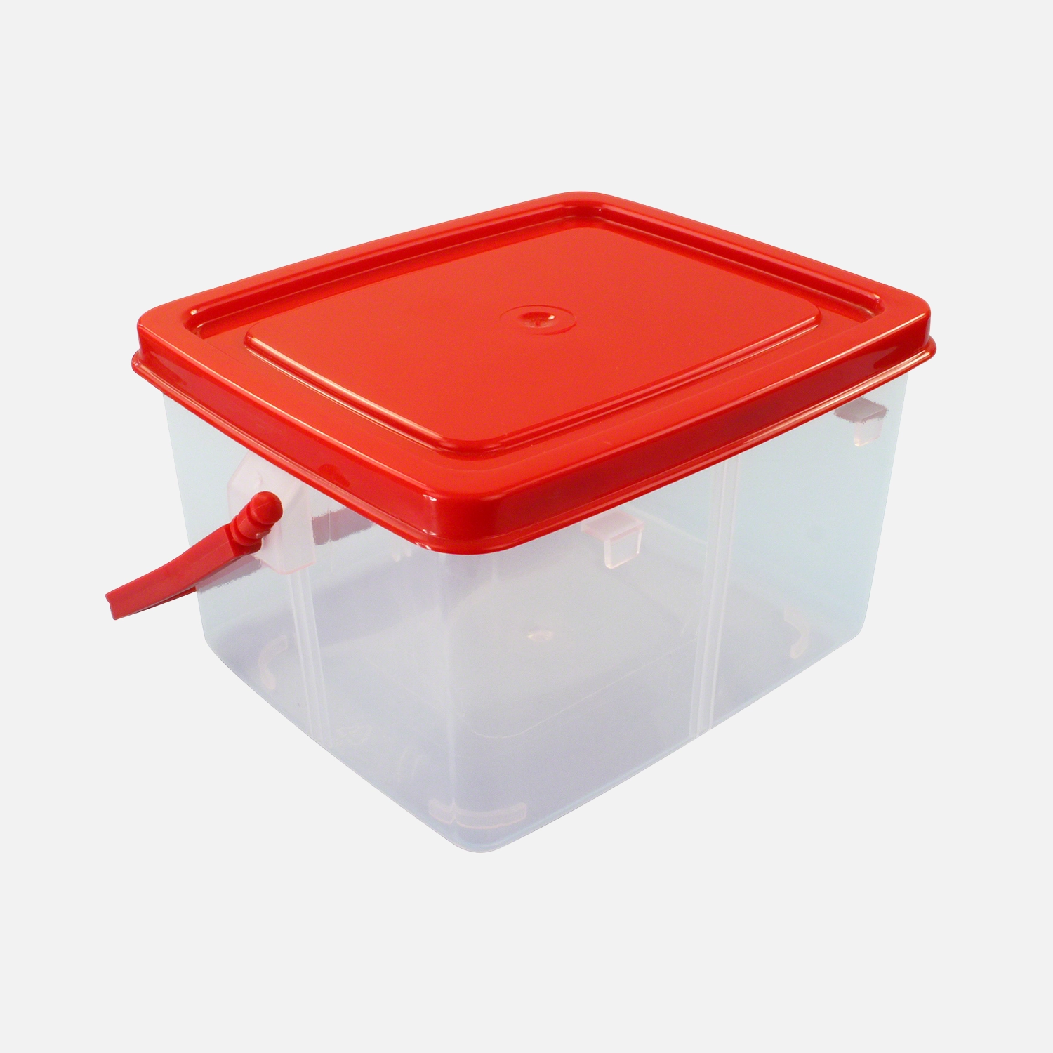 1 Kunststoffeimer 0,91 Liter, einschl. Deckel und Henkel