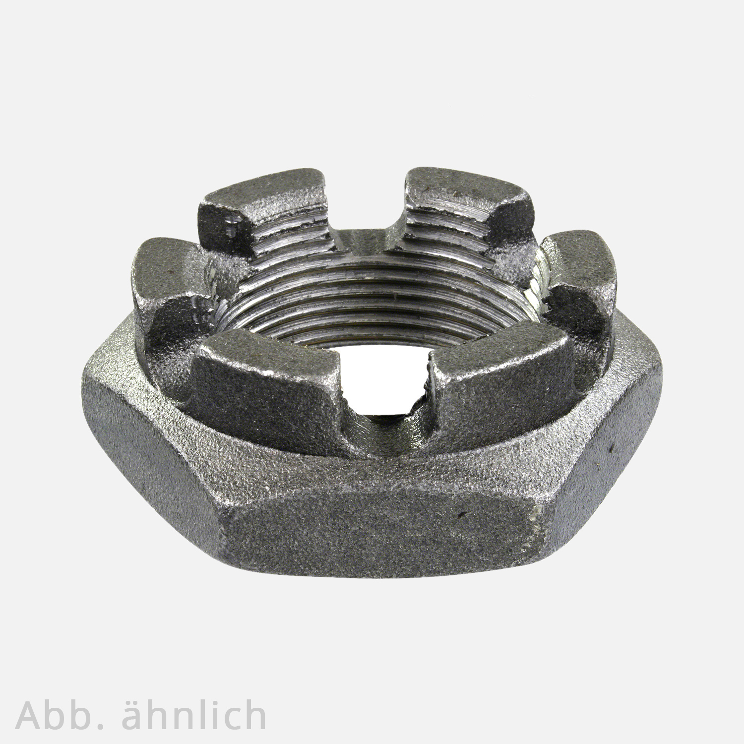 Kronenmutter Rund Kronenmuttern niedrige Form M8 - DIN 937 - Feingewinde - blank in ...