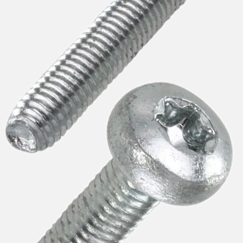 1000 Gewindefurchende Schrauben M3x4mm - DIN 7500 Form CE - TX - verzinkt