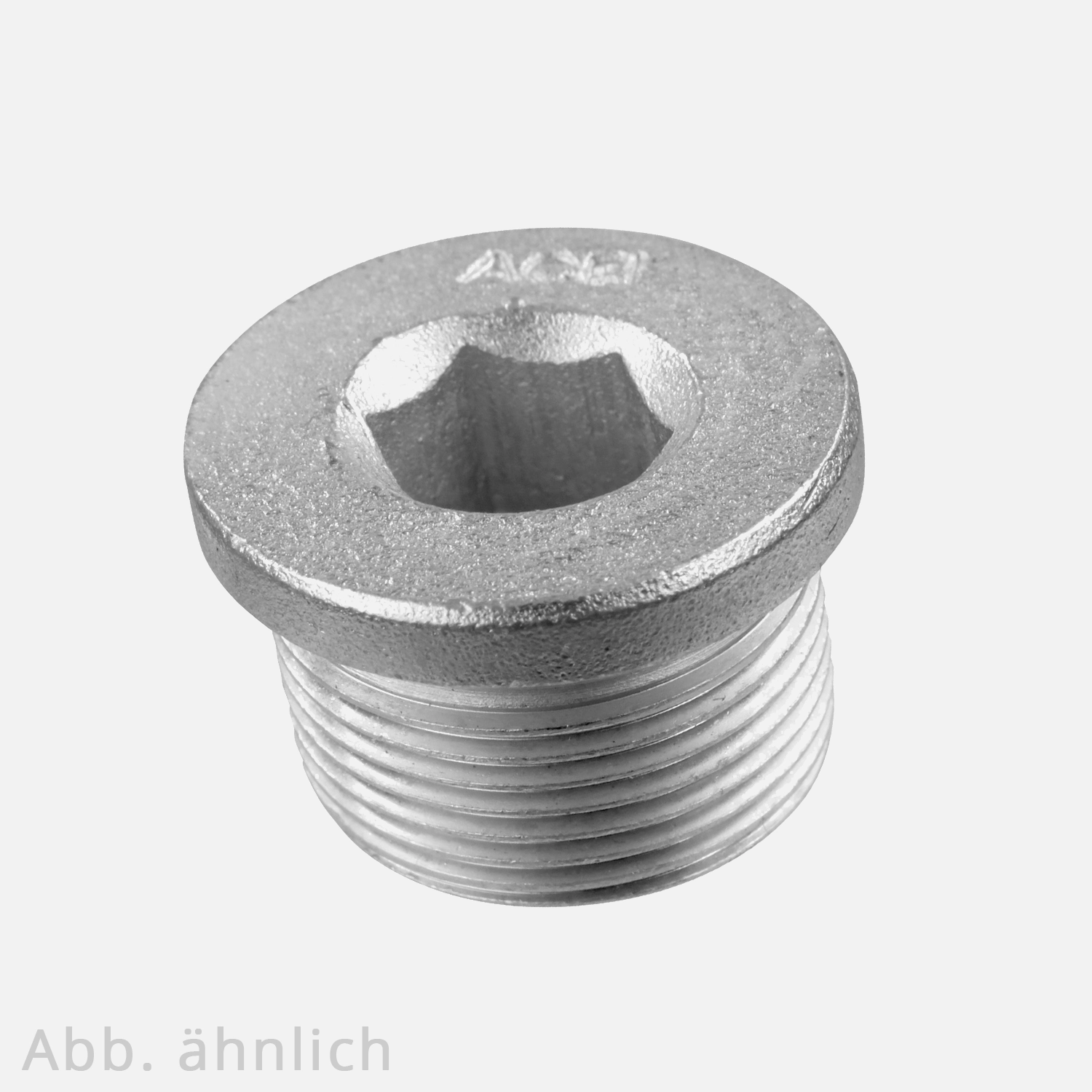 Verschlussschraube | DIN 908 | zylindrisches Feingewinde | verzinkt