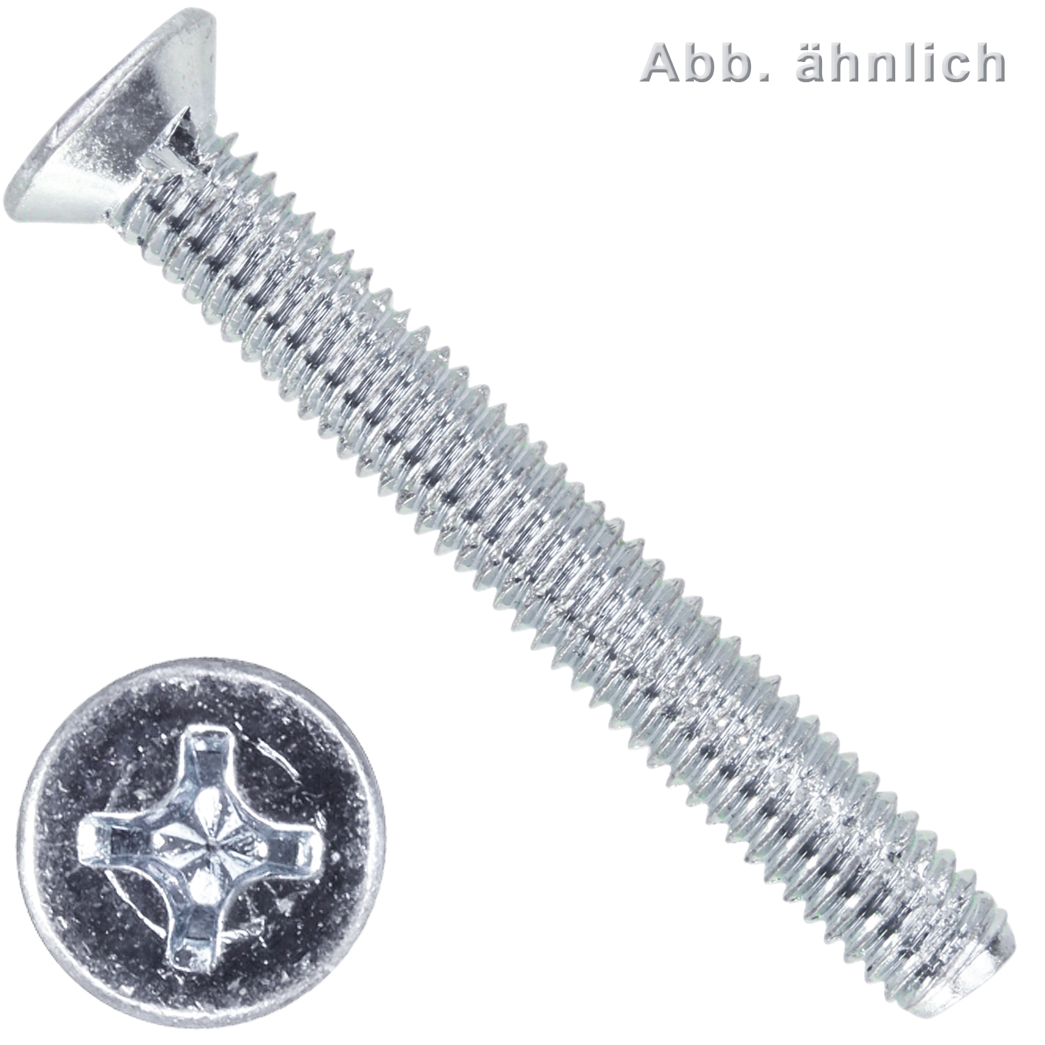 Senk-Schneidschraube | DIN 7516 | Form D | PH | verzinkt