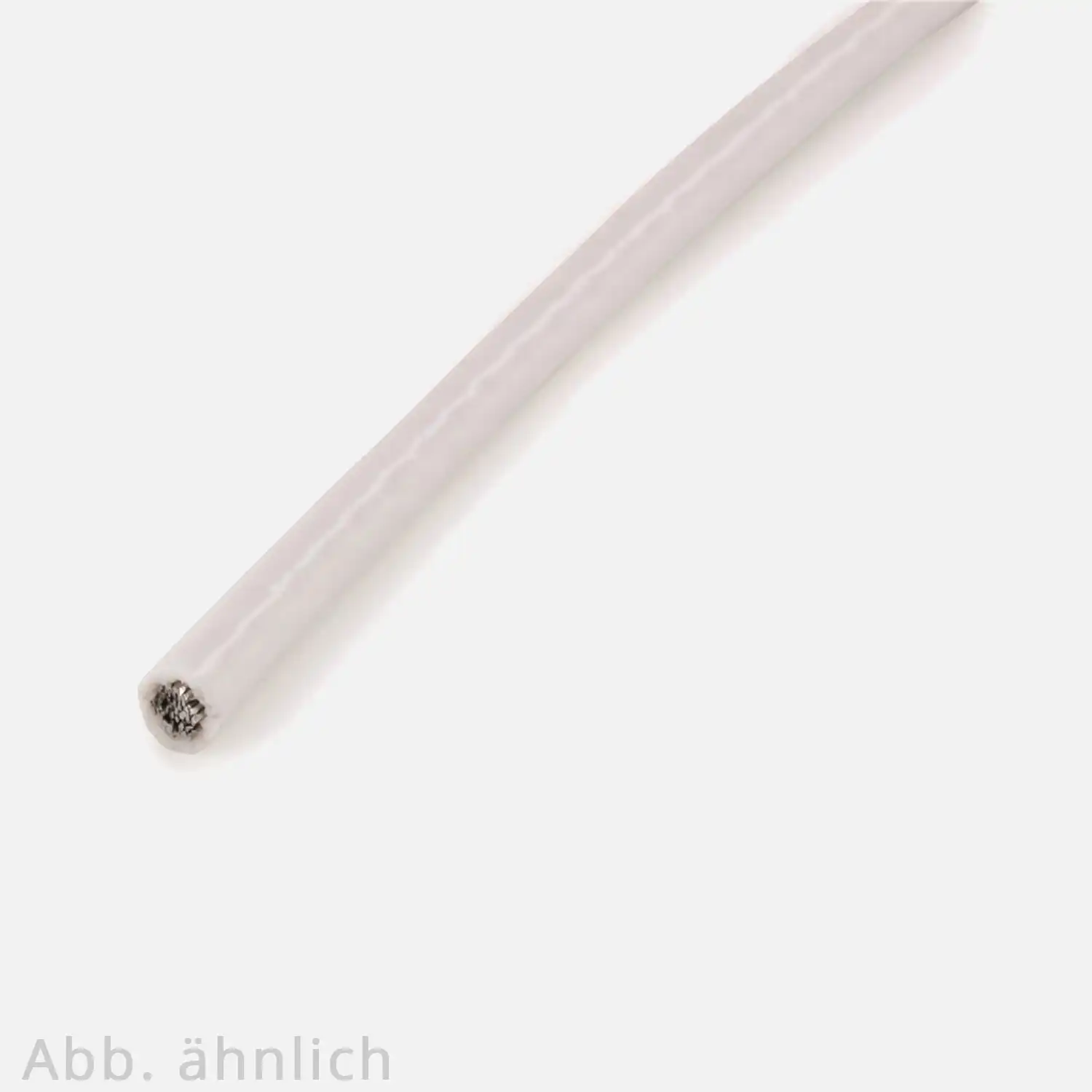 250 Meter Edelstahl-Drahtseil 7X7 PVC ummantelt, weiß, 3/5mm, Edelstahl A4