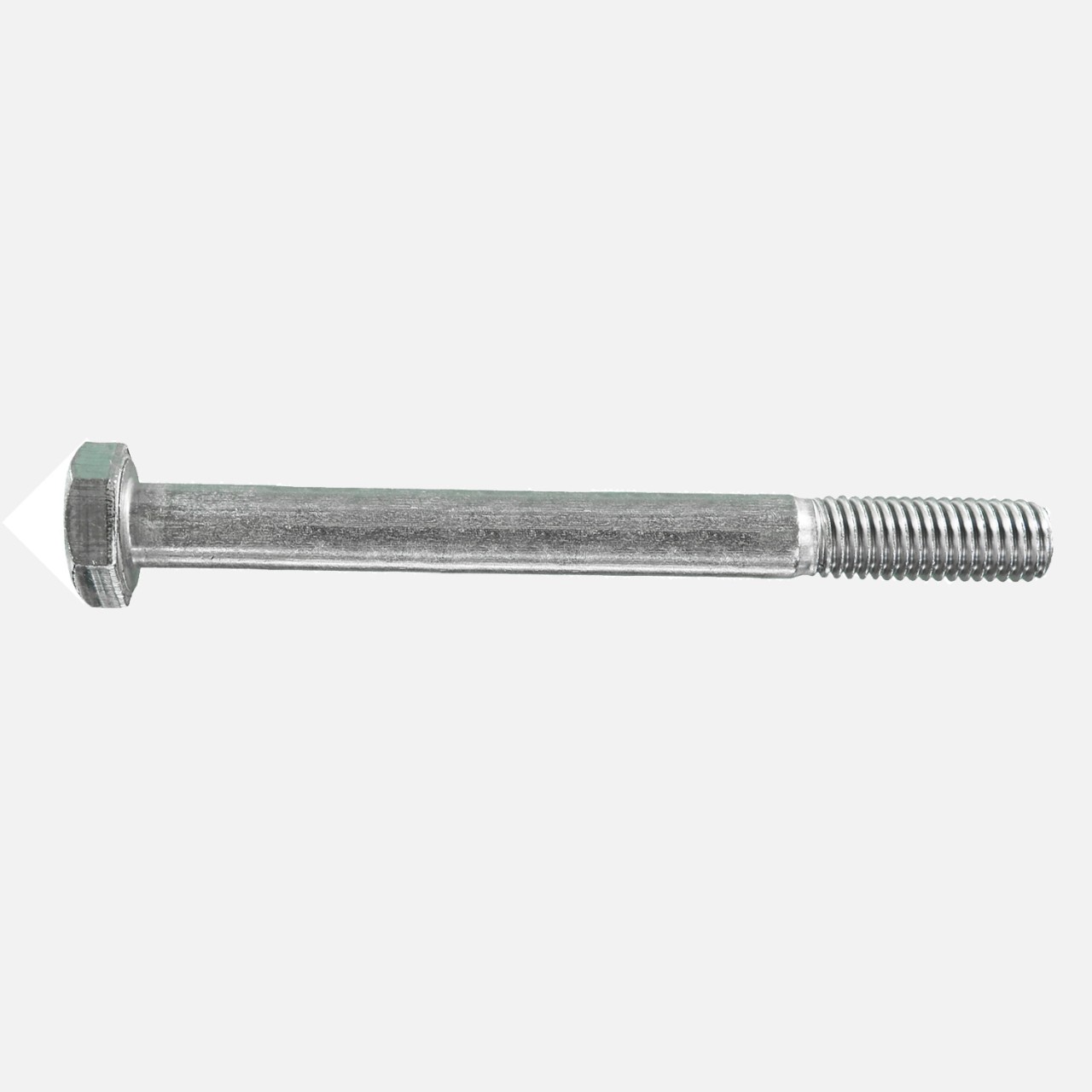 1 Sechskantschraube DIN 931 - M8x85mm - Edelstahl A2
