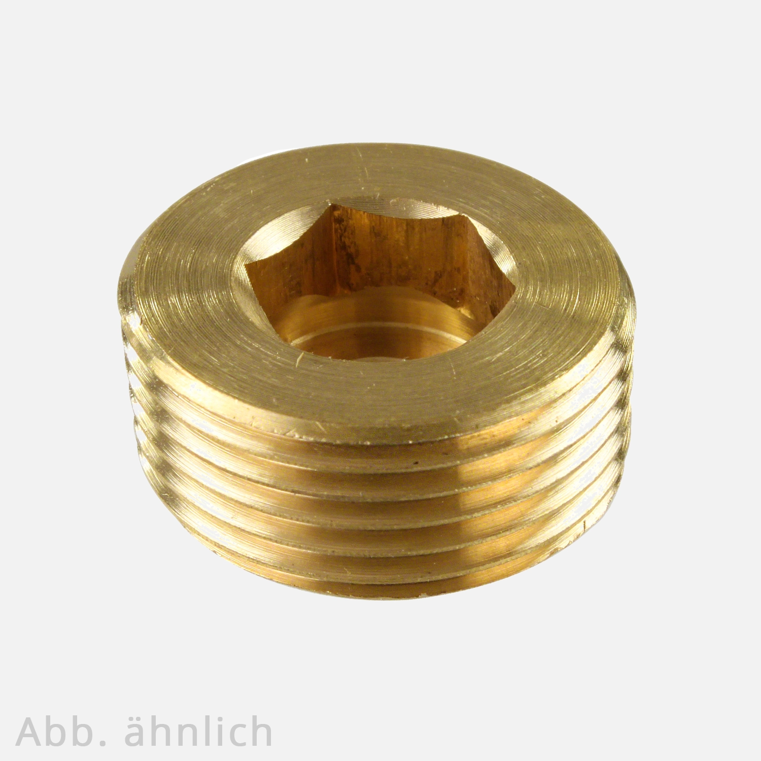 Verschlussschraube | DIN 906 | Feingewinde | Messing 